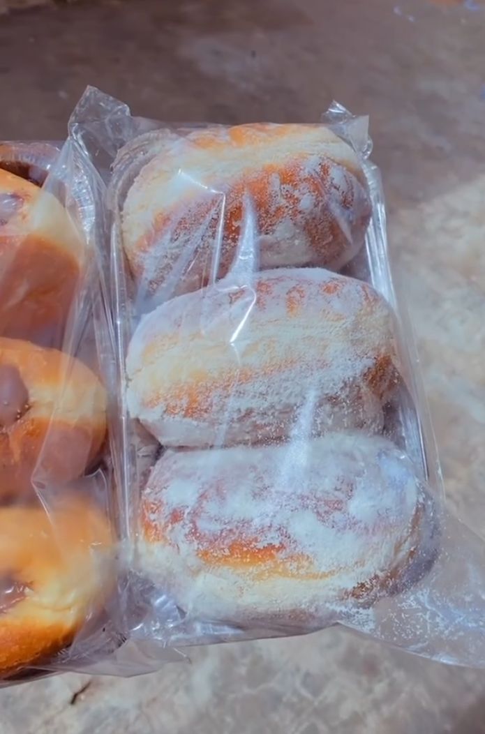 Milk Coated Doughnuts